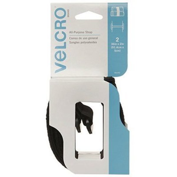 Velcro Brand 2PK2x36 BLK Velco Strap 90440